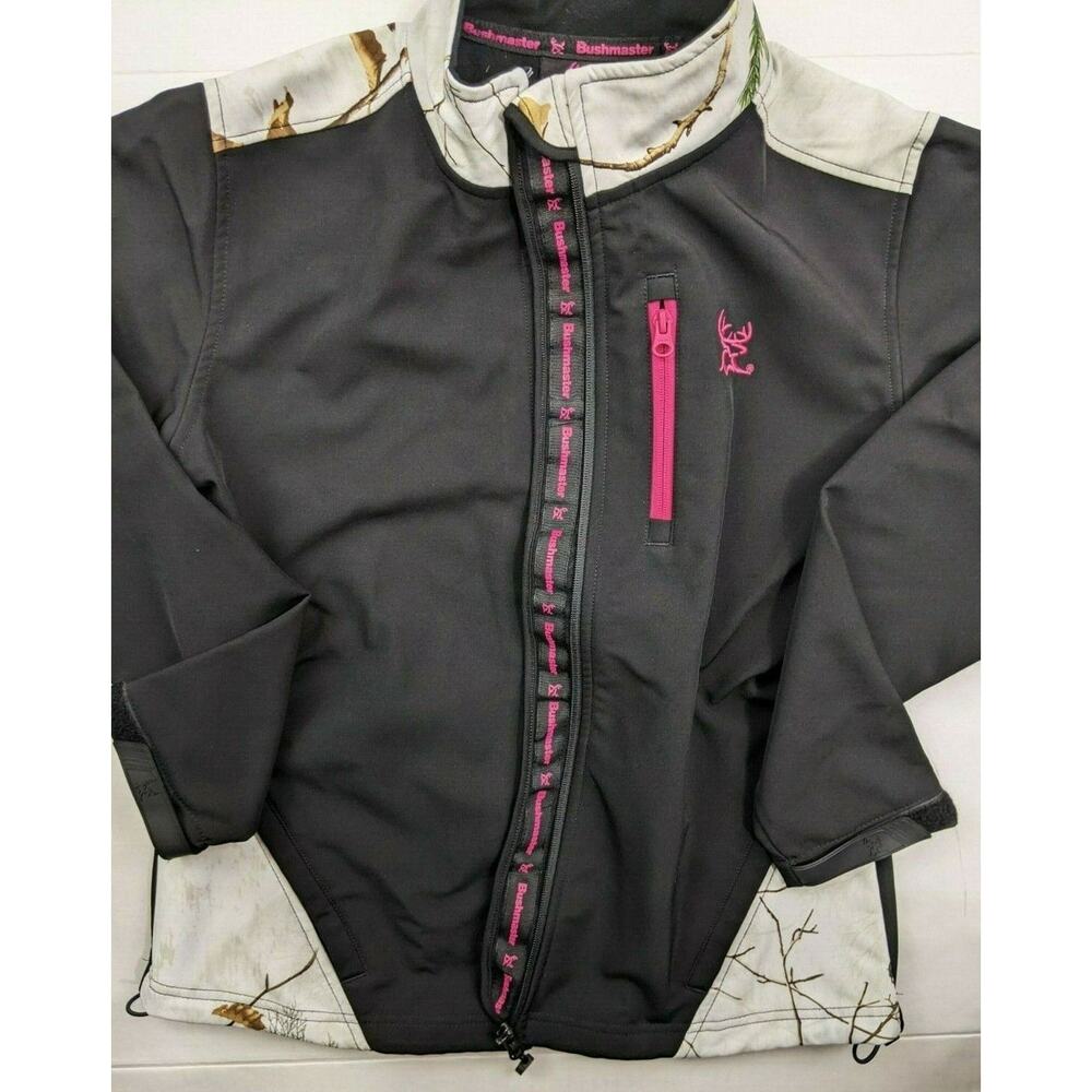 Bushmaster Jacket Women's Size Small Softshell Hunting Camo Trim Zip Up Outdoor - Picture 4 of 10